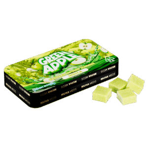 muha meds | green apple hash rosin gummies | 100mg | 10ct | 10mg/ea