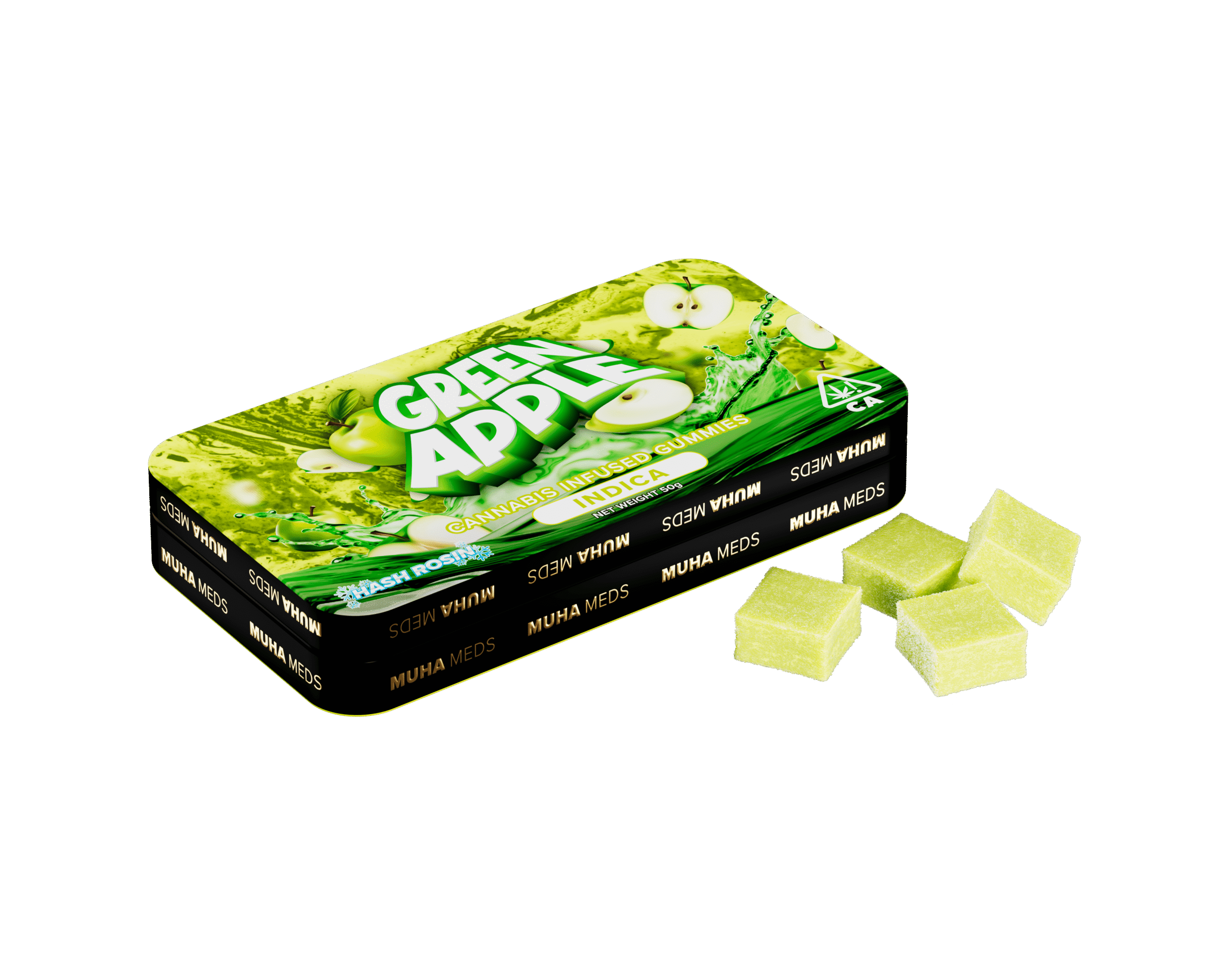 muha meds | green apple hash rosin gummies | 100mg | 10ct | 10mg/ea muha meds | green apple hash rosin gummies | 100mg | 10ct | 10mg/ea