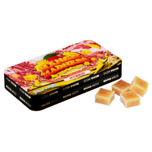 muha meds | mango madness hash rosin gummies | 100mg | 10ct | 10mg/ea